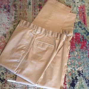 Brooks Brothers Clark Chino tan pants 38W 32L 2 pr